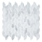 Andova Tiles SAMPLE Channing Elongated Hex  1 x 25 Marble Honeycomb Mosaic Wall  Floor Tile SAM-ANDCHA136 - alternate 8
